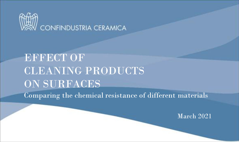 Effect of cleaning products on surfaces