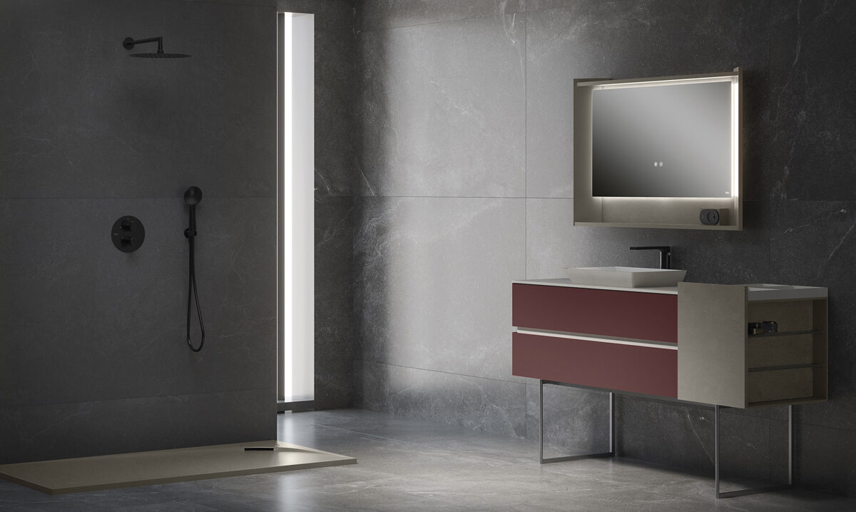 Fiora mobile rok e piatto doccia sfera