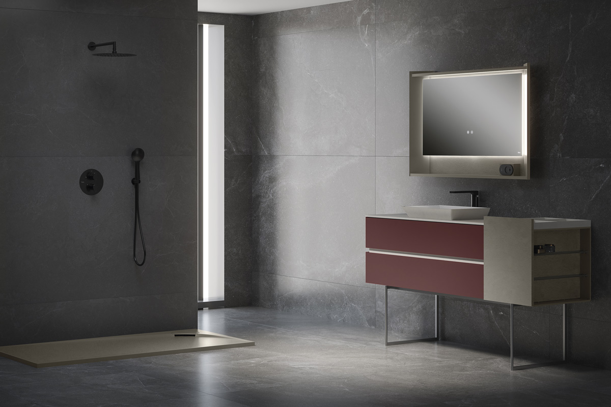 Fiora mobile rok e piatto doccia sfera